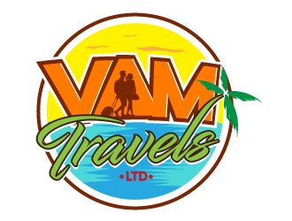 VAM Travels Ltd logo design by yans