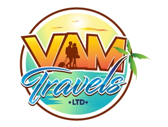 VAM Travels Ltd logo design by yans