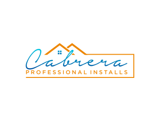 Cabrera Professional Installs  logo design by ammad