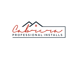Cabrera Professional Installs  logo design by ammad