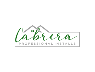 Cabrera Professional Installs  logo design by ammad