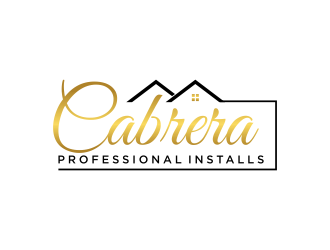 Cabrera Professional Installs  logo design by ammad