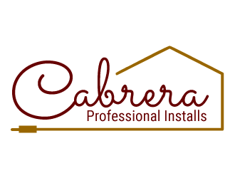 Cabrera Professional Installs  logo design by Coolwanz