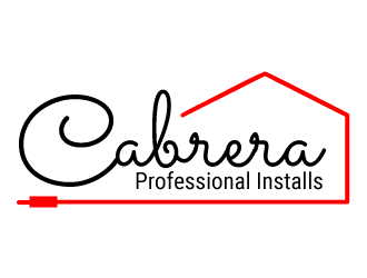 Cabrera Professional Installs  logo design by Coolwanz