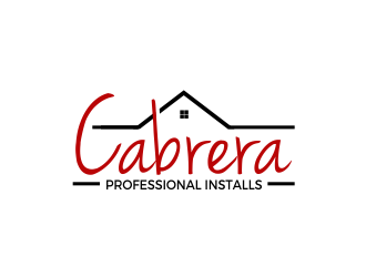 Cabrera Professional Installs  logo design by kimora