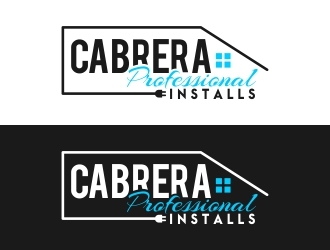 Cabrera Professional Installs  logo design by Mailla
