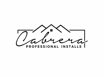 Cabrera Professional Installs  logo design by kimora