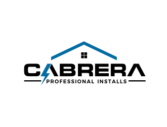 Cabrera Professional Installs  logo design by kimora