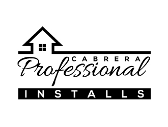 Cabrera Professional Installs  logo design by Bunny_designs