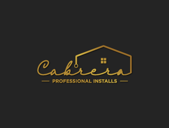 Cabrera Professional Installs  logo design by torresace