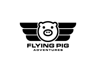 Flying Pig Adventures logo design by torresace