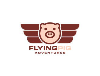 Flying Pig Adventures logo design by torresace