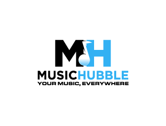 Music Hubble   - Slogan is Your Music, Everywhere logo design by torresace