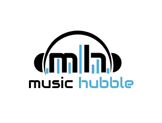 Music Hubble   - Slogan is Your Music, Everywhere logo design by Erasedink