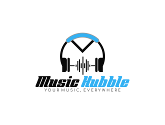 Music Hubble   - Slogan is Your Music, Everywhere logo design by amazing