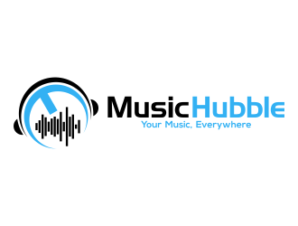 Music Hubble   - Slogan is Your Music, Everywhere logo design by ingepro