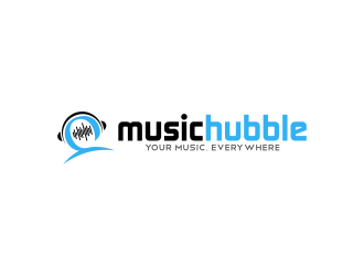 Music Hubble   - Slogan is Your Music, Everywhere logo design by salis17