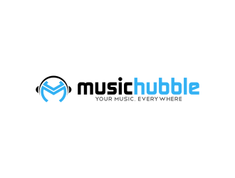 Music Hubble   - Slogan is Your Music, Everywhere logo design by salis17
