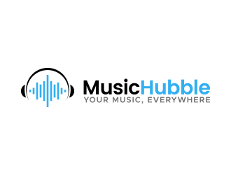 Music Hubble   - Slogan is Your Music, Everywhere logo design by lexipej