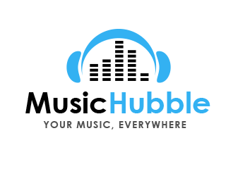 Music Hubble   - Slogan is Your Music, Everywhere logo design by BeDesign