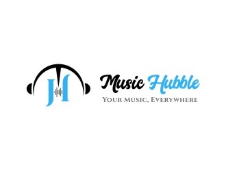 Music Hubble   - Slogan is Your Music, Everywhere logo design by dibyo