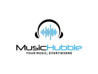 Music Hubble   - Slogan is Your Music, Everywhere logo design by done