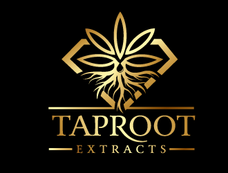 TapRoot Extracts logo design by moomoo