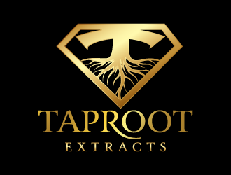 TapRoot Extracts logo design by moomoo