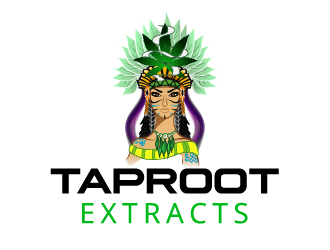 TapRoot Extracts logo design by axel182