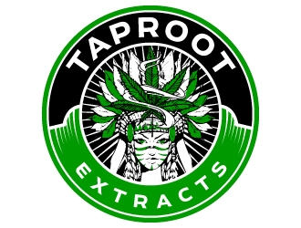 TapRoot Extracts logo design by jaize