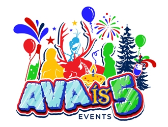 Ava is 5 logo design by DreamLogoDesign