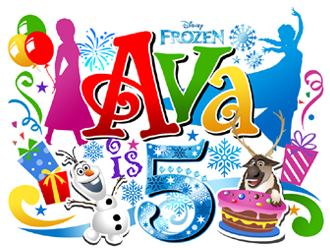 Ava is 5 logo design by ingepro