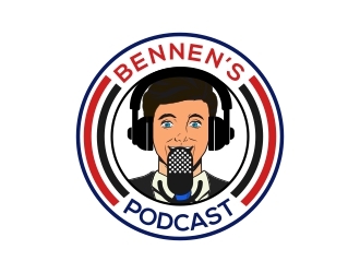 Bennen’s podcast  logo design by berkahnenen