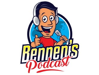 Bennen’s podcast  logo design by MAXR