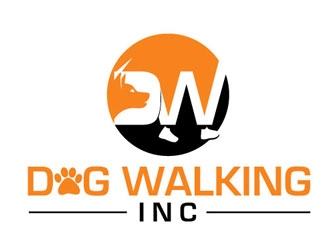 Dog Walking Inc logo design by logoguy