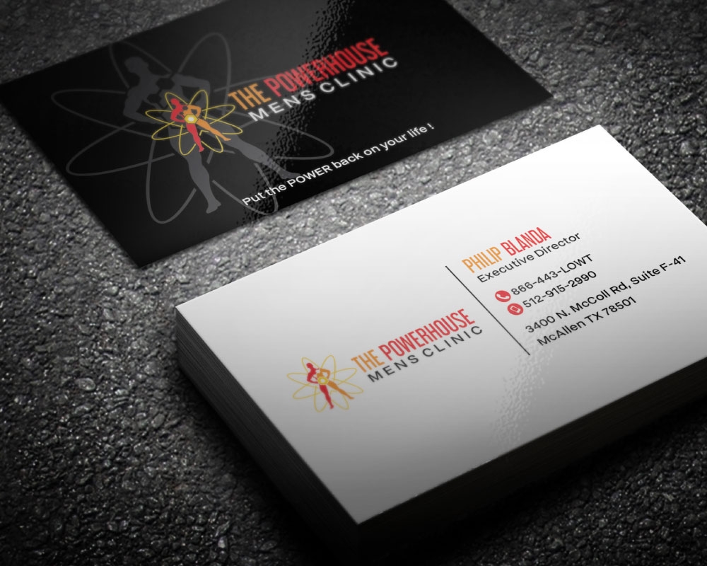 The Powerhouse Mens Clinic logo design by Boomstudioz
