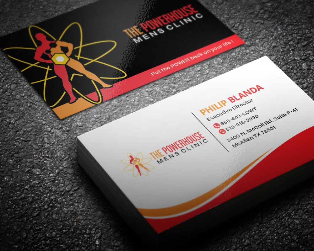 The Powerhouse Mens Clinic logo design by Boomstudioz