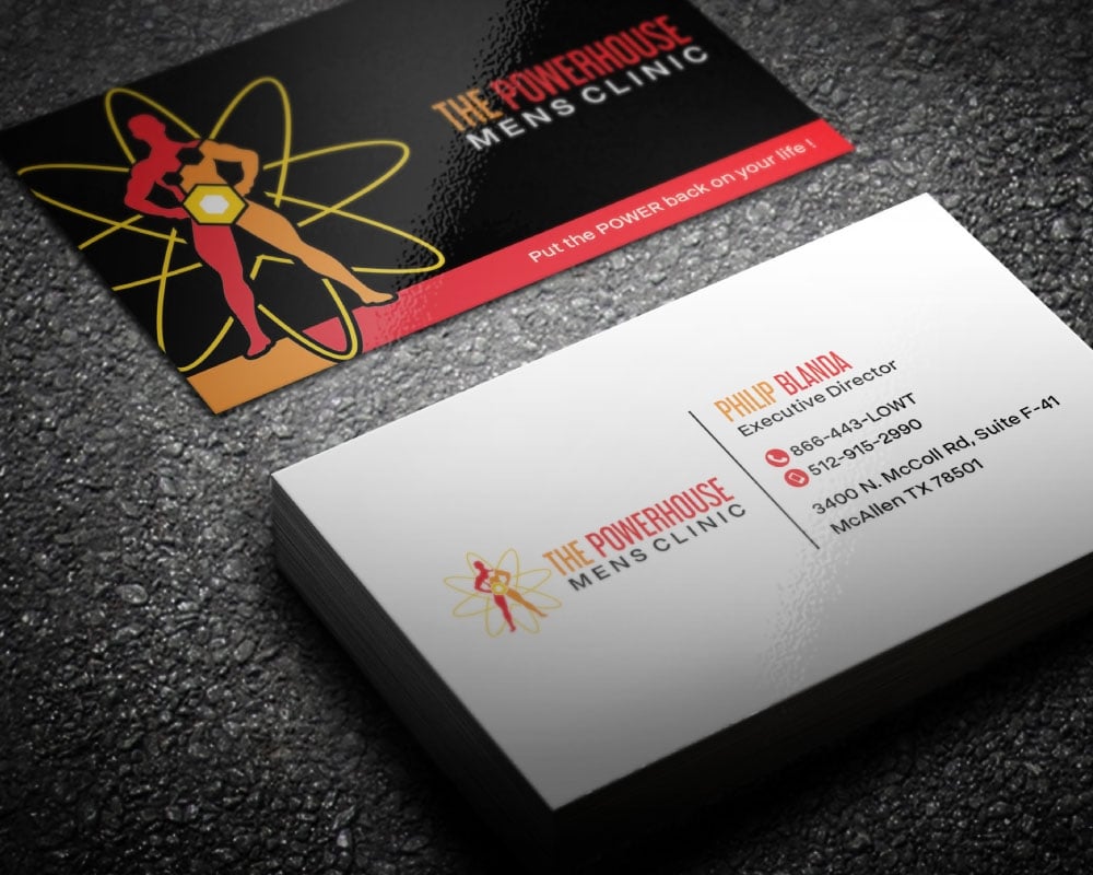 The Powerhouse Mens Clinic logo design by Boomstudioz