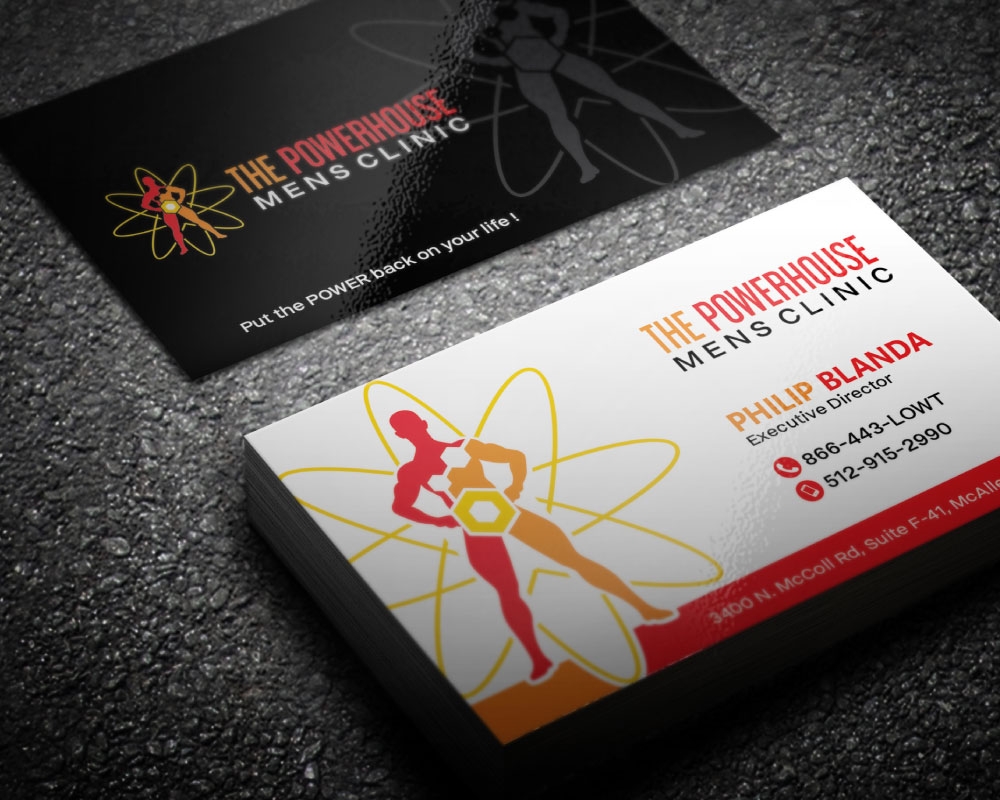 The Powerhouse Mens Clinic logo design by Boomstudioz