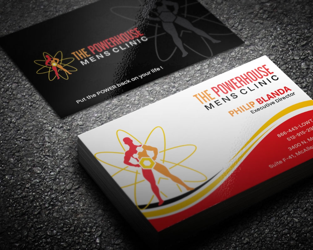 The Powerhouse Mens Clinic logo design by Boomstudioz