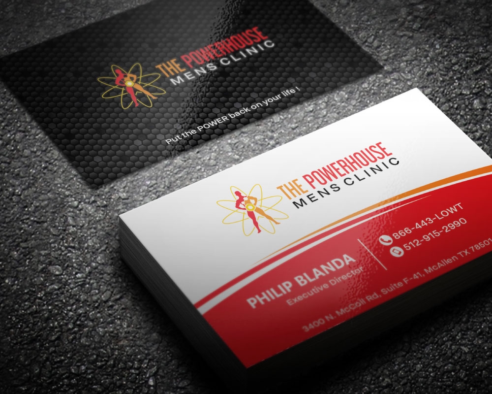 The Powerhouse Mens Clinic logo design by Boomstudioz