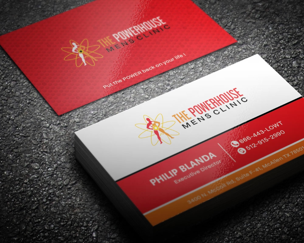 The Powerhouse Mens Clinic logo design by Boomstudioz