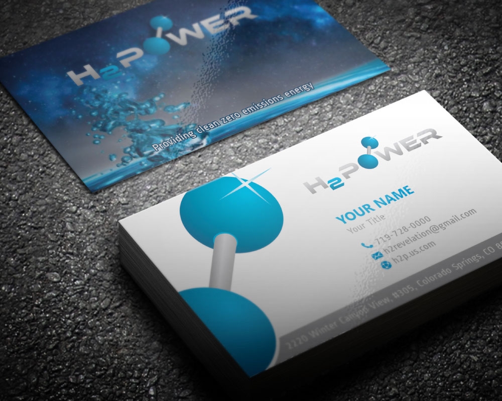 H2 POWER logo design by Boomstudioz
