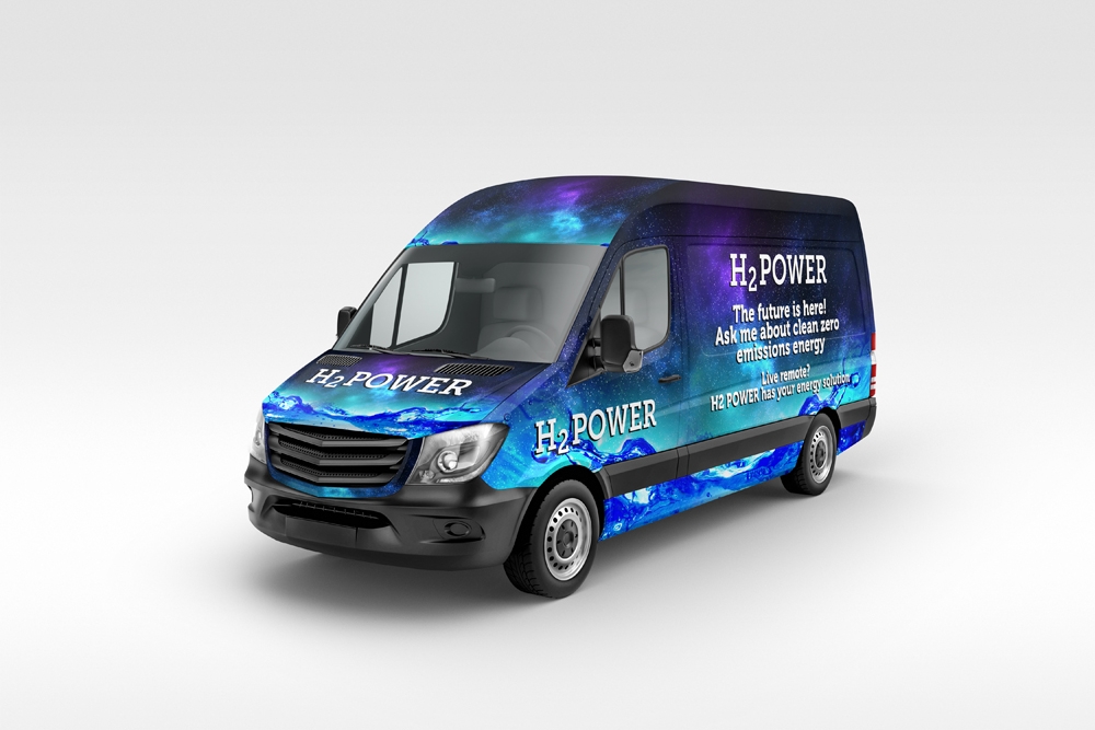 H2 POWER logo design by DreamLogoDesign