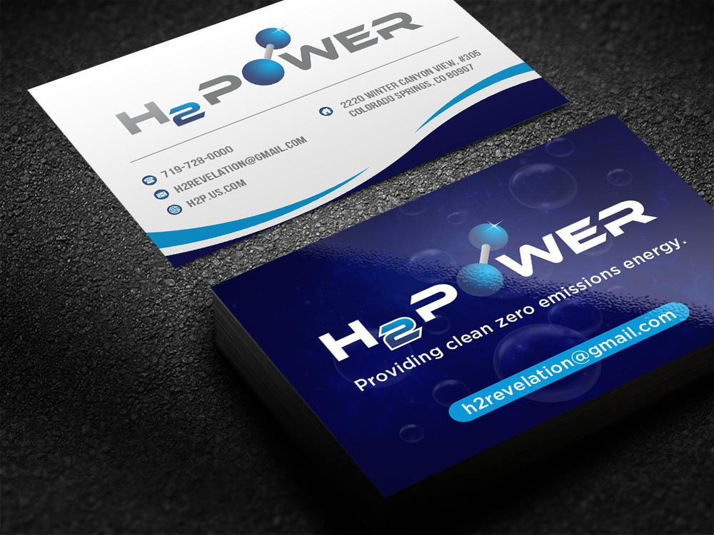 H2 POWER logo design by mattlyn