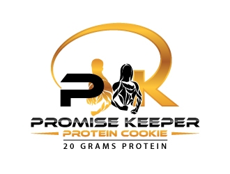 Promise Keeper protein cookie logo design by uttam