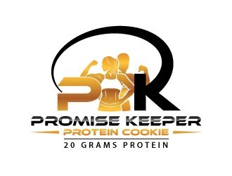 Promise Keeper protein cookie logo design by uttam
