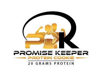 Promise Keeper protein cookie logo design by uttam