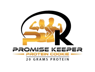 Promise Keeper protein cookie logo design by uttam