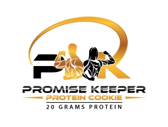 Promise Keeper protein cookie logo design by uttam